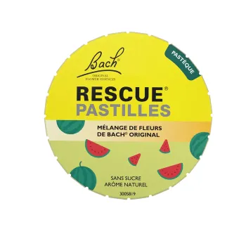 Fleurs de Bach Rescue pastilles saveur past&egrave;que Famadem - boite de 50g
