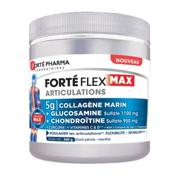 Fort&eacute; Flex Max articulations 5g collag&egrave;ne marin Fort&eacute; Pharma - pot de 260g