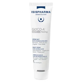 Glyco-A Soft peeling cr&egrave;me nuit 5,5% d'acide glycolique Isispharma - tube de 30ml