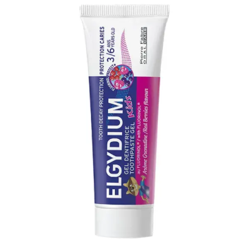 Kids Gel dentifrice ar&ocirc;me grenadine Elgydium - tube de 50ml