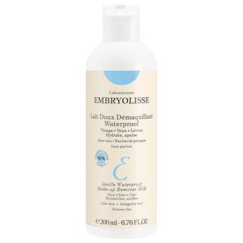 Lait doux d&eacute;maquillant waterproof Embryolisse - flacon de 200ml