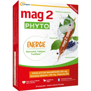 Mag2 Phyto &Eacute;nergie Cooper - boite de 30 ampoules