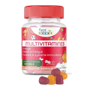 Petit Ch&ecirc;ne multivitamines Les 3 Ch&ecirc;nes - pot de 30 gommes