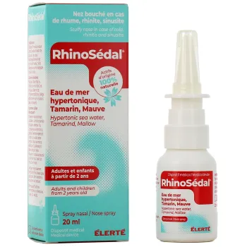 RhinoS&eacute;dal eau de mer hypertonique &Eacute;lert&eacute; - spray de 20ml
