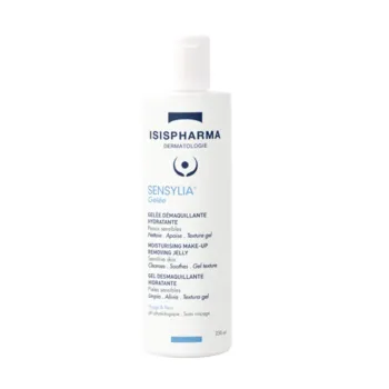 Sensylia gel&eacute;e d&eacute;maquillante hydratante Isispharma - flacon de 250ml