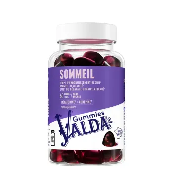 Sommeil go&ucirc;t fruit des bois Valda - pot de 60 gummies