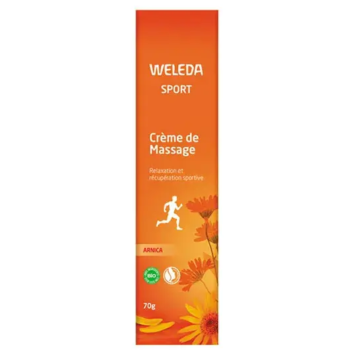 Sport cr&egrave;me de massage Weleda - tube de 70g