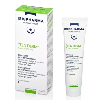 Teen Derm K Concentrate concentr&eacute; anti-imperfections Isispharma - tube de 30ml