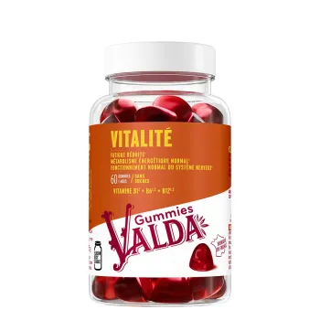 Vitalit&eacute; go&ucirc;t myrtille Valda - pot de 60 gummies