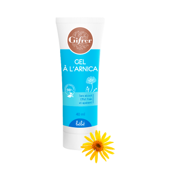 Gel &agrave; l'Arnica b&eacute;b&eacute; Gifrer - tube de 40 ml
