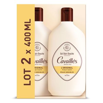 Gel bain douche l'original Rog&eacute; Cavaill&egrave;s - lot 2 flacons de 400ml