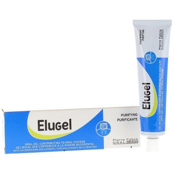 Gel buccal r&eacute;duit la plaque dentaire Elugel - tube de 40 ml