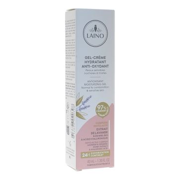 Gel-cr&egrave;me hydratant anti-oxydant Laino - tube de 40 ml