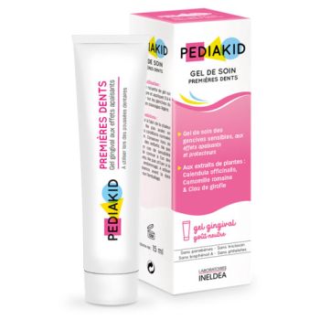 Gel de Soin Premi&egrave;res Dents Pediakid - tube de 15 ml