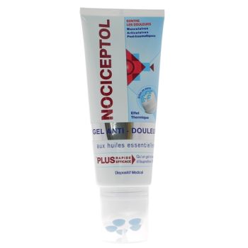 Gel de massage anti-douleur Nociceptol - tube de 200ml avec t&ecirc;te massante