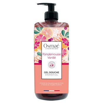 Gel douche Pamplemousse Vanill&eacute; Osma&eacute; - flacon-pompe de 1L