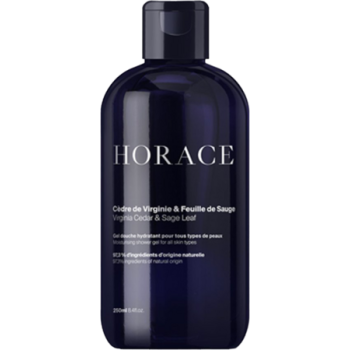 Gel douche c&egrave;dre de virginie et feuille de sauge Horace - flacon de 250ml
