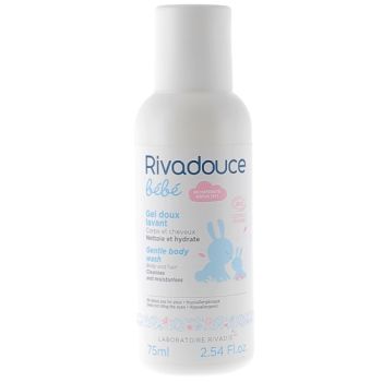 Gel doux lavant b&eacute;b&eacute; bio Rivadouce - flacon de 75 ml