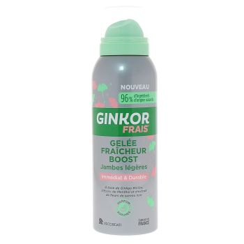 Gel&eacute;e fraicheur Boost jambes l&eacute;g&egrave;res Ginkor - flacon de 100ml