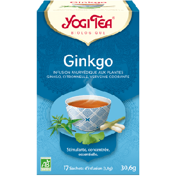 Ginkgo bio Yogi Tea - boite de 17 sachets 