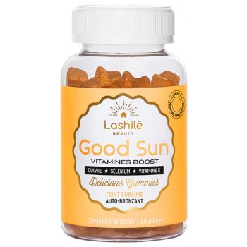 Good Sun vitamines boost teint sublime auto-bronzant Lashil&eacute; Beauty - pot de 60 gummies