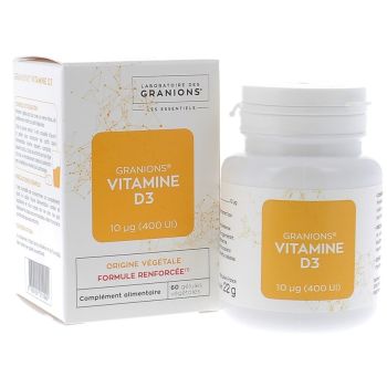 Granions Vitamine D3 - bo&icirc;te de 60 g&eacute;lules
