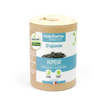 Griffonia Ecoresponsable Nat&Form - boite de 60 g&eacute;lules