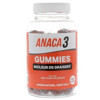 Gummies Br&ucirc;leur de graisses Anaca3 - pot de 60 gummies