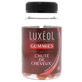 Gummies Chute de cheveux Lux&eacute;ol - pot de 60 gummies