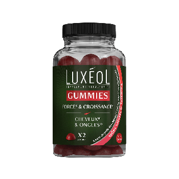 Gummies force et croissance Lux&eacute;ol - pot de 60 gommes