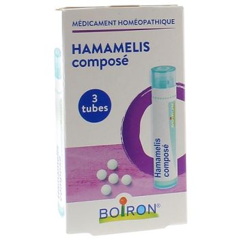 HAMAMELIS compos&eacute; granules Boiron - 3 tubes de 4g