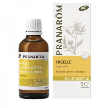 Huile v&eacute;g&eacute;tale de nigelle BIO Pranarom - flacon de 50 ml