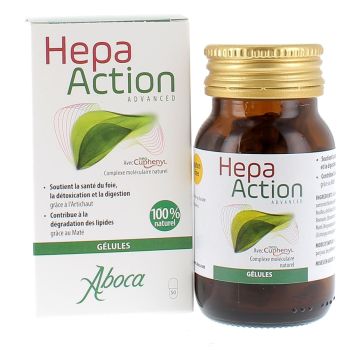 Hepa action advanced Aboca - flacon de 50 g&eacute;lules