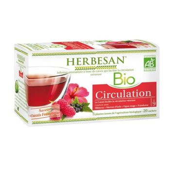 Herbesan Infusion Circulation &eacute;limination BIO - 20 sachets