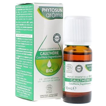 Huile Essentielle Gaulth&eacute;rie Phytosun Ar&ocirc;ms - flacon de 10 ml