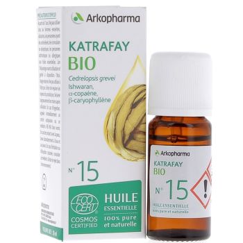 Huile Essentielle Katrafay Bio n&deg;15 Arkopharma - flacon de 10 ml