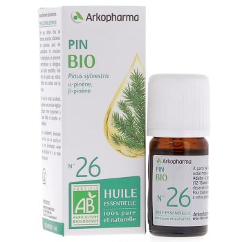 Huile Essentielle de Pin Bio n&deg;26 Arkopharma - flacon de 5 ml