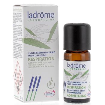 Huile essentielle pour diffusion respiration bio Ladr&ocirc;me - flacon de 10 ml