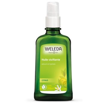 Huile Vivifiante Citrus Weleda - flacon &agrave; pompe de 100 ml