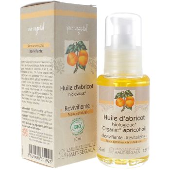 Huile d'Abricot Bio Revivifiante Laboratoire Haut-S&eacute;gala - flacon de 50 ml