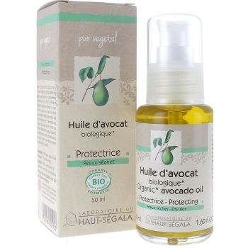 Huile d'Avocat Bio Protectrice Laboratoire Haut-S&eacute;gala - flacon de 50 ml