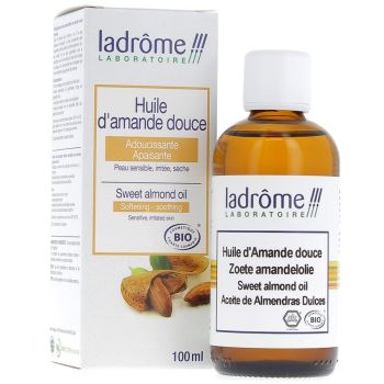 Huile d'amande douce Bio Ladr&ocirc;me - Flacon de 100 ml