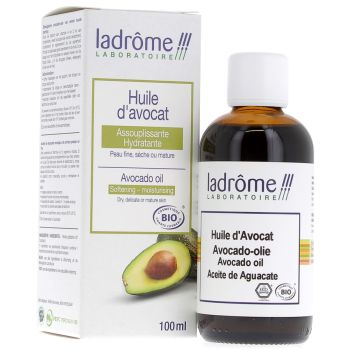 Huile d'avocat Bio Ladr&ocirc;me - Flacon de 100 ml