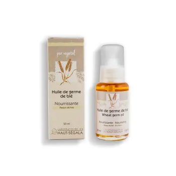 Huile de Germe de Bl&eacute; Bio Nourrissante Laboratoire Haut-S&eacute;gala - flacon de 50 ml