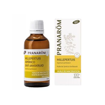 Huile de Mac&eacute;ration BIO Millepertuis Pranar&ocirc;m - flacon de 50 ml