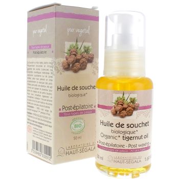 Huile de souchet bio post-&eacute;pilatoire Laboratoire Haut-S&eacute;gala - flacon de 50 ml