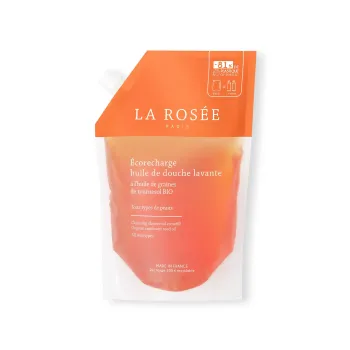 Huile de douche lavante La Ros&eacute;e - &eacute;co-recharge de 800ml