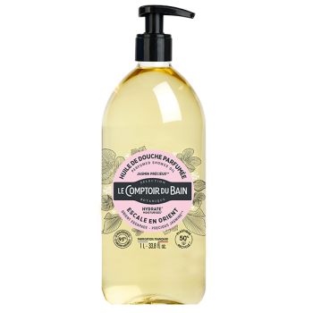 Huile de douche parfum&eacute;e Escale en Orient Le Comptoir du Bain - flacon-pompe de 1 L