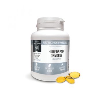 Huile de foie de morue Dayang - bo&icirc;te de 180 capsules