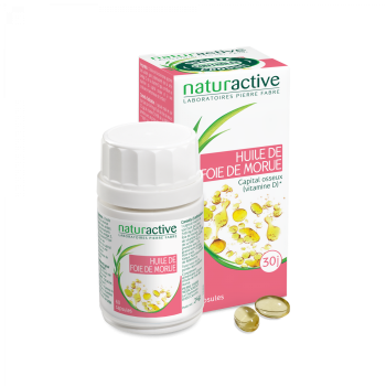 Huile de foie de morue Naturactive - bo&icirc;te de 60 capsules